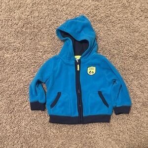 Carter's Blue Kids Hoodie with Badge
